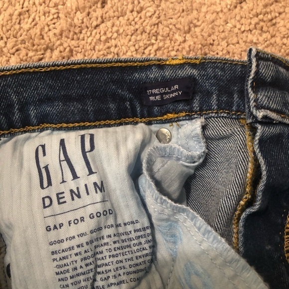 3/$25 🙌🏼 GAP Long Cutoff Shorts Regular True Skinny 27 - Picture 5 of 6